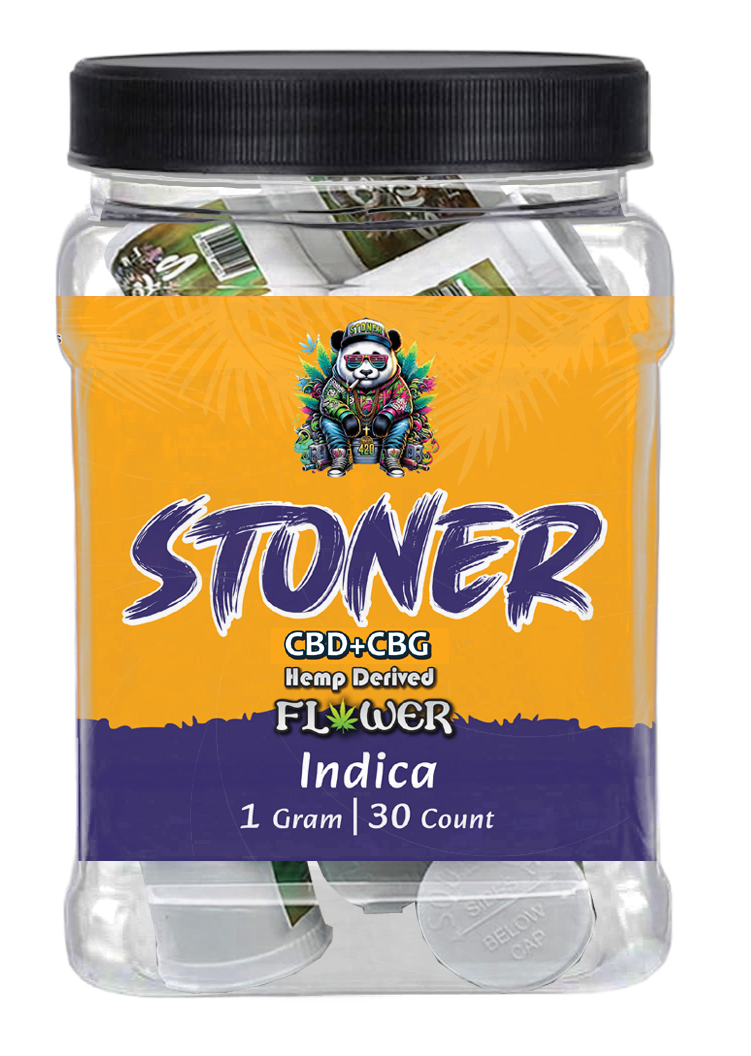 Stoner CBD+CBG 1g 30 Count Flower Jar Hybrid